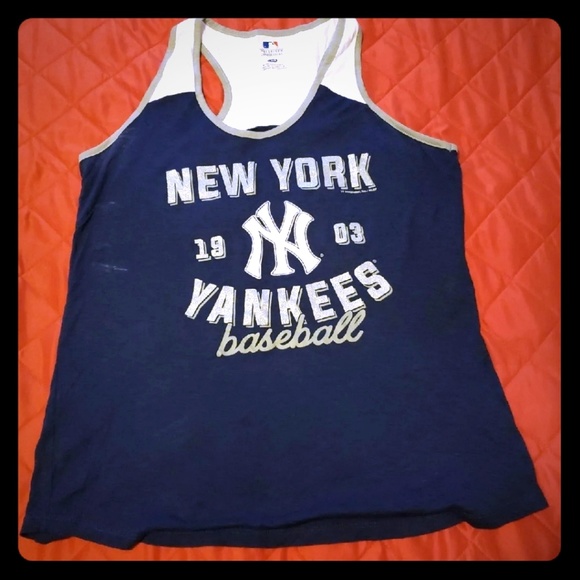 MLB Tops - NY Yankees Racerback Tank Top